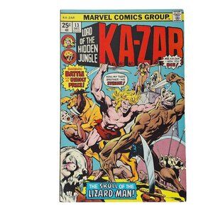 Marvel Ka-Zar #13 Comic Book 1975 Bagged